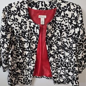 Kim Rogers Women's Black and White Jacket